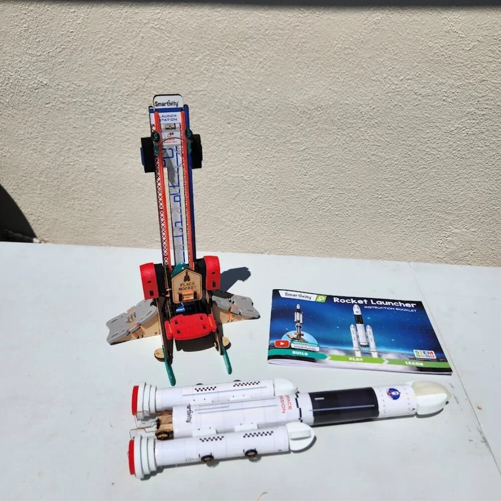 Rocket Launcher Toy Science Space Solar System STEM Toys Physics Engineering Sma
